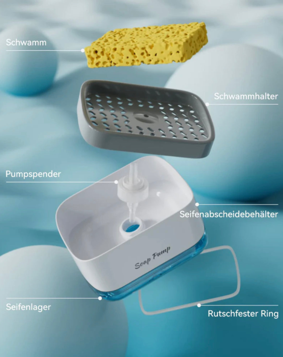 EasySoap™ - 2 in 1 Seifenspender